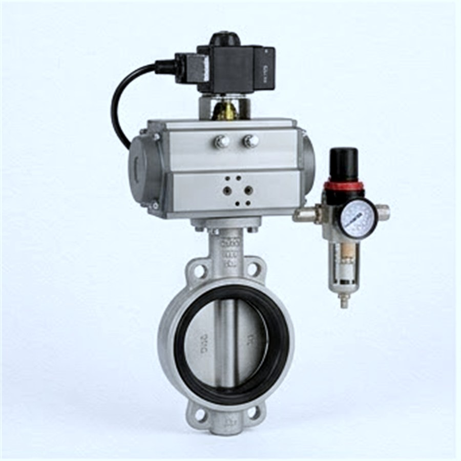 Flanged butterfly valve body