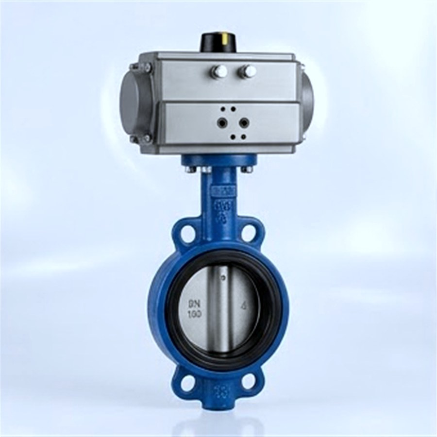 Butterfly valve actuator housing